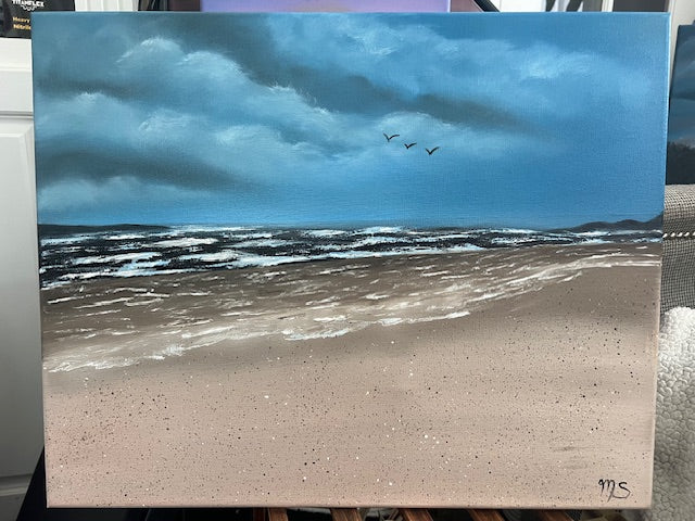 16x20 Stormy Seas