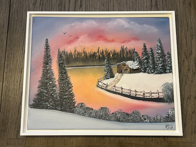 16x20 Snowy Retreat