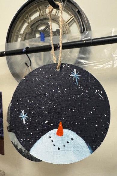 Snowman ornament/gift tag