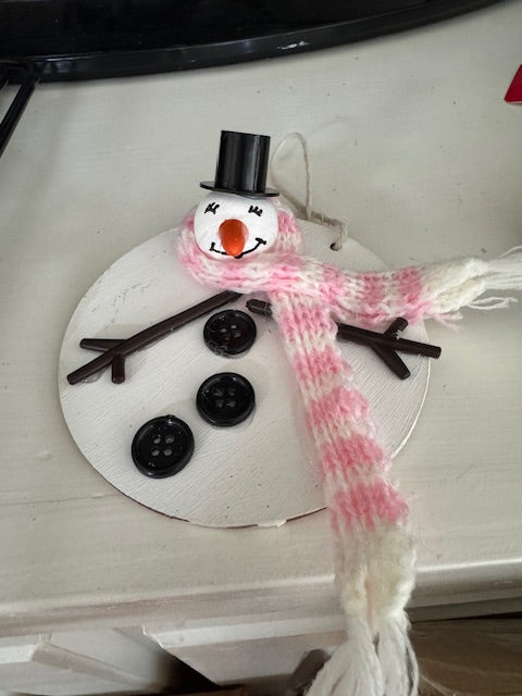 Melting Snowman 4 inch ornaments