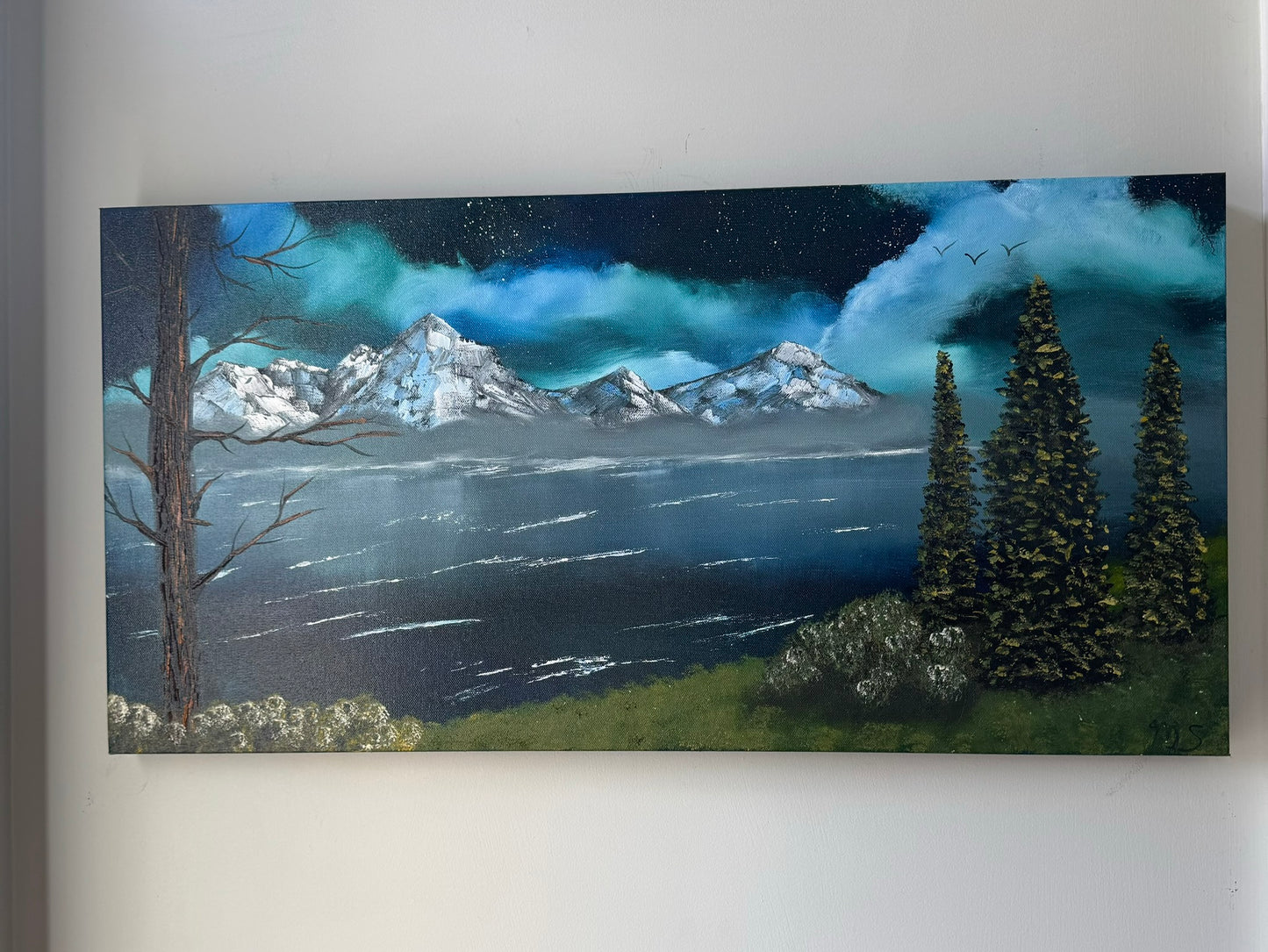 15x30 Mountain Lake